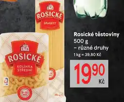Žabka Rosické těstoviny nabídka