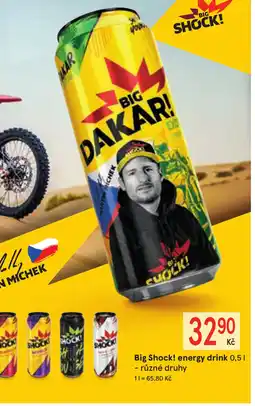 Žabka Big Shock! energy drink nabídka