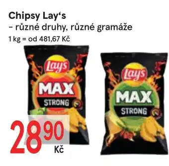 Žabka Chipsy Lay's nabídka