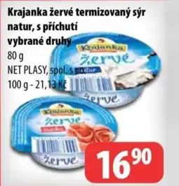 Partner Maloobchodní síť Krajanka žervé termizovaný sýr natur, s příchutí nabídka