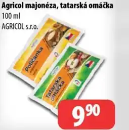 Partner Maloobchodní síť Agricol majonéza, tatarská omáčka nabídka