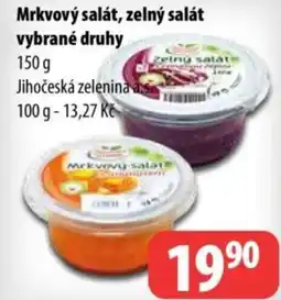 Partner Maloobchodní síť Mrkvový salát, zelný salát nabídka