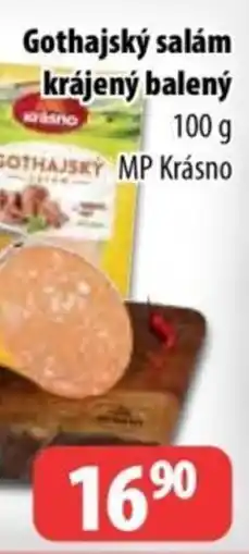 Partner Maloobchodní síť Gothajský salám krájený balený nabídka