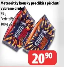Partner Maloobchodní síť Meteoritky kousky preclíků s příchutí nabídka
