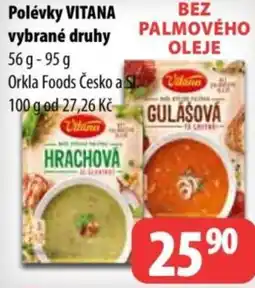 Partner Maloobchodní síť Polévky VITANA nabídka