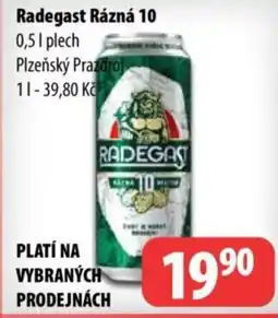 Partner Maloobchodní síť Radegast Rázná 10 nabídka