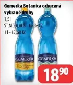 Partner Maloobchodní síť Gemerka Botanica ochucená nabídka