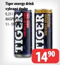Partner Maloobchodní síť Tiger energy drink nabídka