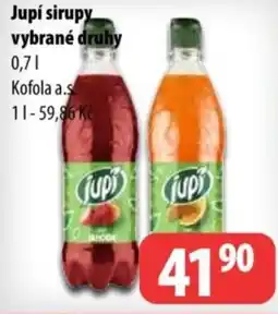Partner Maloobchodní síť Jupí sirupy nabídka