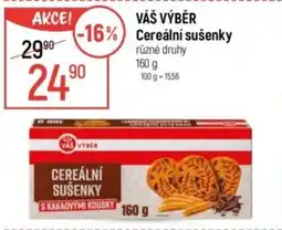 Globus VÁŠ VÝBĚR Cereální sušenky nabídka