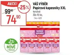 Globus VÁŠ VÝBĚR Papírové kapesníky XXL nabídka