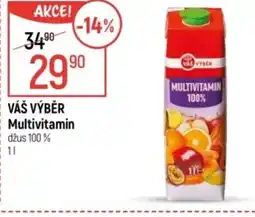 Globus VÁŠ VÝBĚR Multivitamin džus 100% nabídka