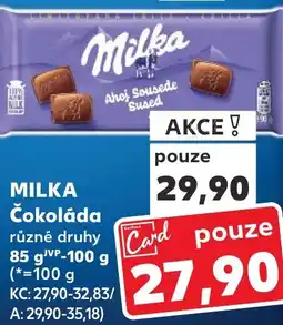Kaufland MILKA Čokoláda nabídka