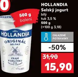 Kaufland HOLLANDIA Selský jogurt nabídka