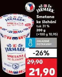 Kaufland Smetana ke šlehání tuk 31 % nabídka