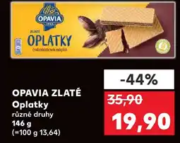 Kaufland OPAVIA ZLATÉ Oplatky nabídka