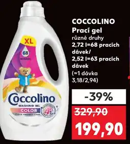 Kaufland COCCOLINO Prací gel nabídka
