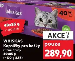Kaufland WHISKAS Kapsičky pro kočky nabídka
