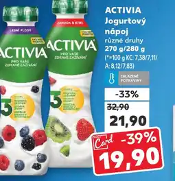Kaufland ACTIVIA Jogurtový nápoj nabídka