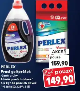 Kaufland PERLEX Prací gel/prášek nabídka