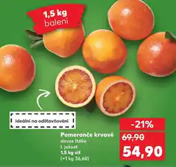 Kaufland Pomeranče krvavé nabídka