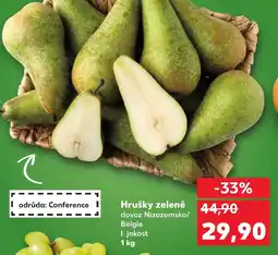 Kaufland Hrušky zelené nabídka