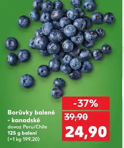 Kaufland Borůvky balené kanadské nabídka