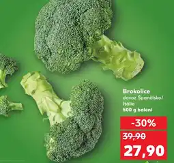 Kaufland Brokolice dovoz Španělsko/ Itálie nabídka