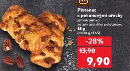 Kaufland Pletenec s pekanovými ořechy nabídka