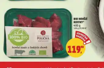 Penny Market Bio hovězí kostky nabídka