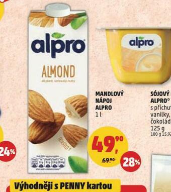 Penny Market Mandlový nápoj alpro nabídka