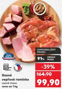 Kaufland Uzené vepřové ramínko nabídka