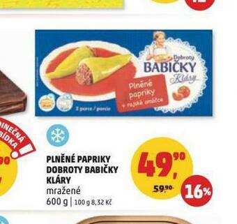Penny Market Plněné papriky dobroty babičky kláry nabídka
