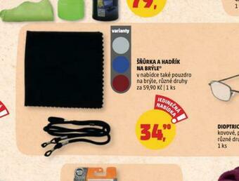 Penny Market Šňůrka a hadřík na brýle nabídka