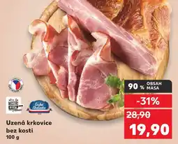 Kaufland Uzená krkovice bez kosti nabídka