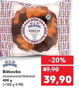 Kaufland Bábovka mramorová/šlehaná nabídka