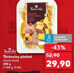 Kaufland Těstoviny plněné nabídka
