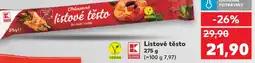 Kaufland Listové těsto nabídka