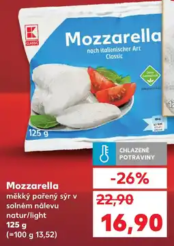 Kaufland Mozzarella nabídka