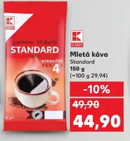 Kaufland Mletá káva Standard nabídka