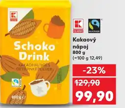 Kaufland Kakaový nápoj nabídka