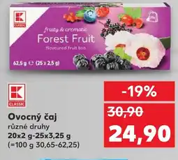 Kaufland Ovocný čaj nabídka