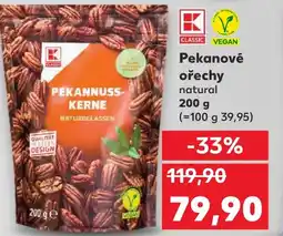 Kaufland Pekanové ořechy natural nabídka