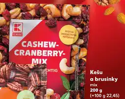 Kaufland Kešu a brusinky mix nabídka
