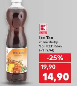 Kaufland Ice Tea nabídka