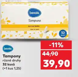 Kaufland Bevola Tampony nabídka