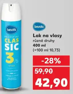 Kaufland Bevola Lak na vlasy nabídka