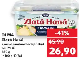 Kaufland OLMA Zlatá Haná nabídka