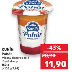 Kaufland KUNIN Pohar nabídka