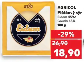 Kaufland AGRICOL Plátkový sýr nabídka